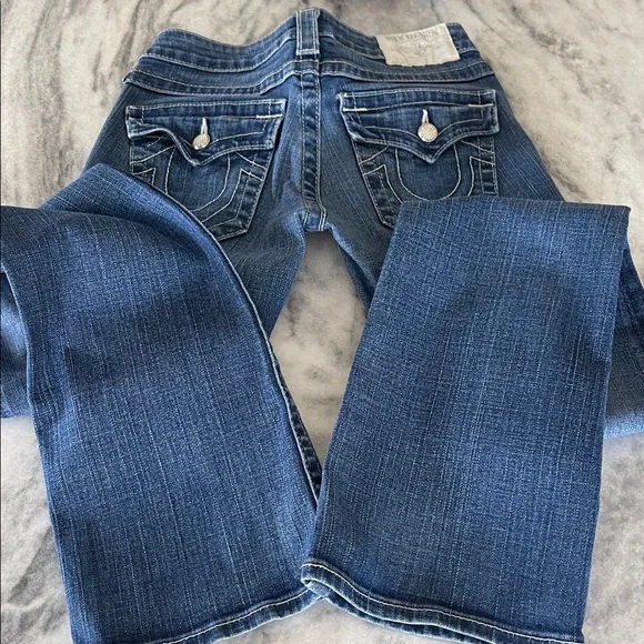 True Religion Beccy straight legs jeans size 24 - Picture 6 of 8